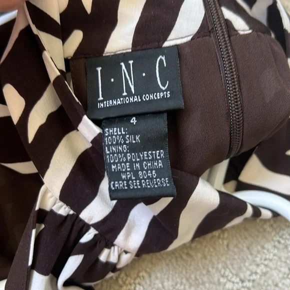 INC animal print top - Picture 3 of 3